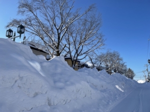 江別の雪景色