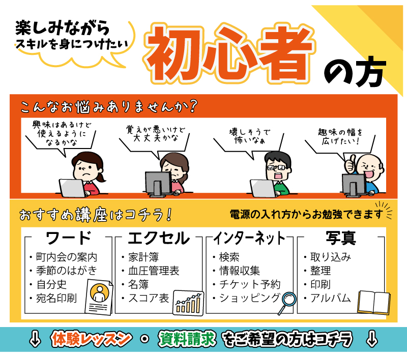 初心者の方へ